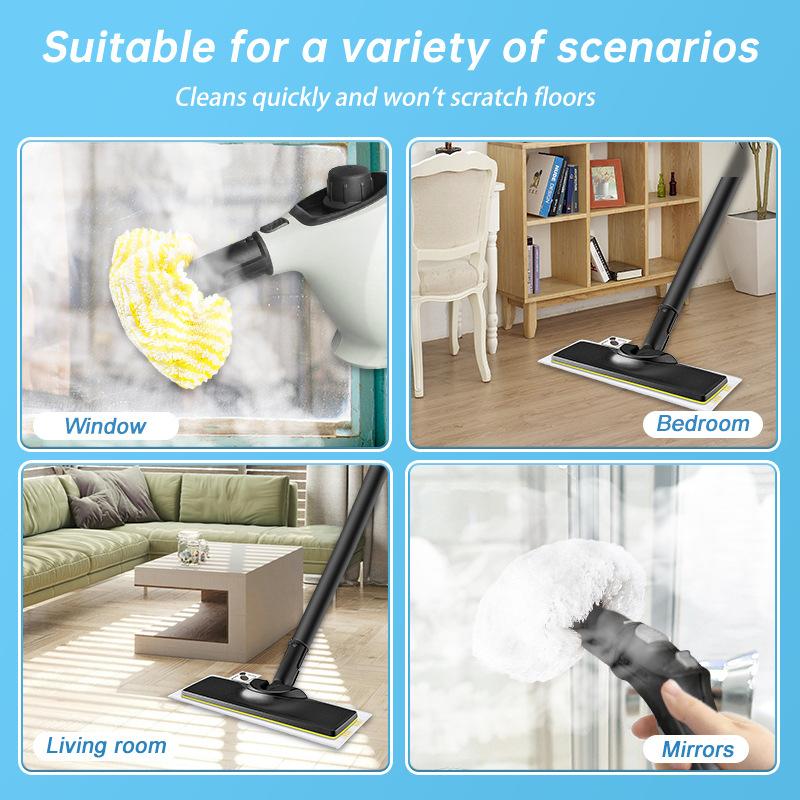 Steam Mop Pads Cloth Set for Karcher EasyFix SC2 SC3 SC4 SC5 Steam Cleaner, Microfiber Washable Reusable Steam Mop Cover Pads