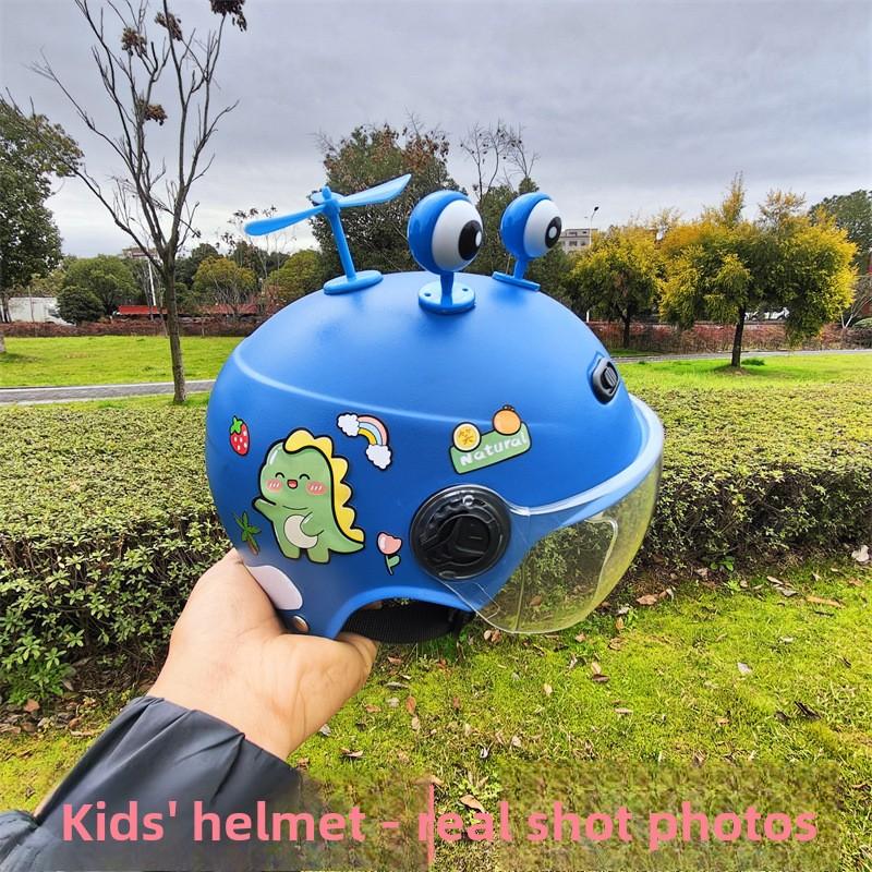 Children's Helmet Four Seasons Universal Boys and Girls Battery Car Electric Car Summer Half Helmet