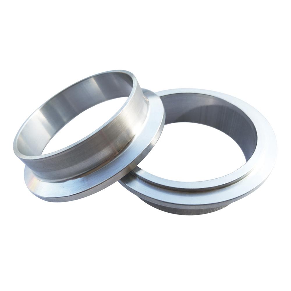 2.0-4.5  High quantity aluminum alloy male and female v band clamp flanges Exhaust  pipe V Band Clamp  falnge 2.0inch