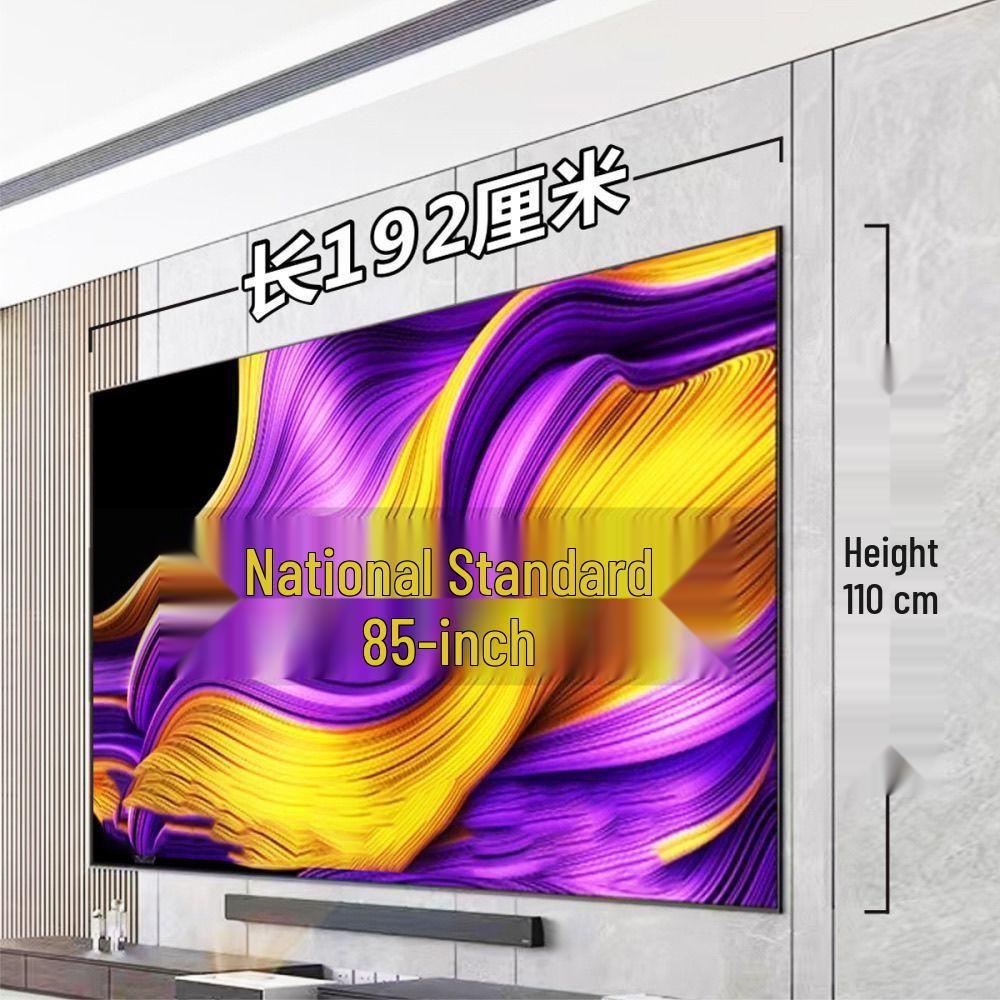 2026 Bezel-less 8K LCD Large Screen LED Home TV: Available in 55, 65, 75, 85, and 100 inches with WiFi connectivity.