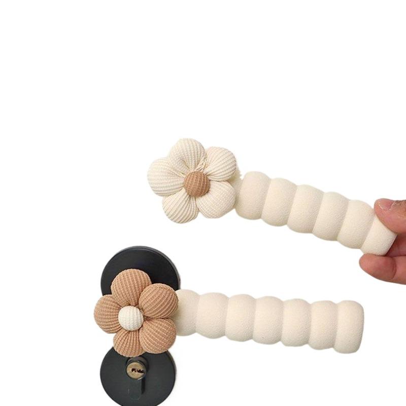 Protective Door Handle Cover Anti Collision Anti Static Decorative Cover For Bedroom Bathroom Home Door Protection