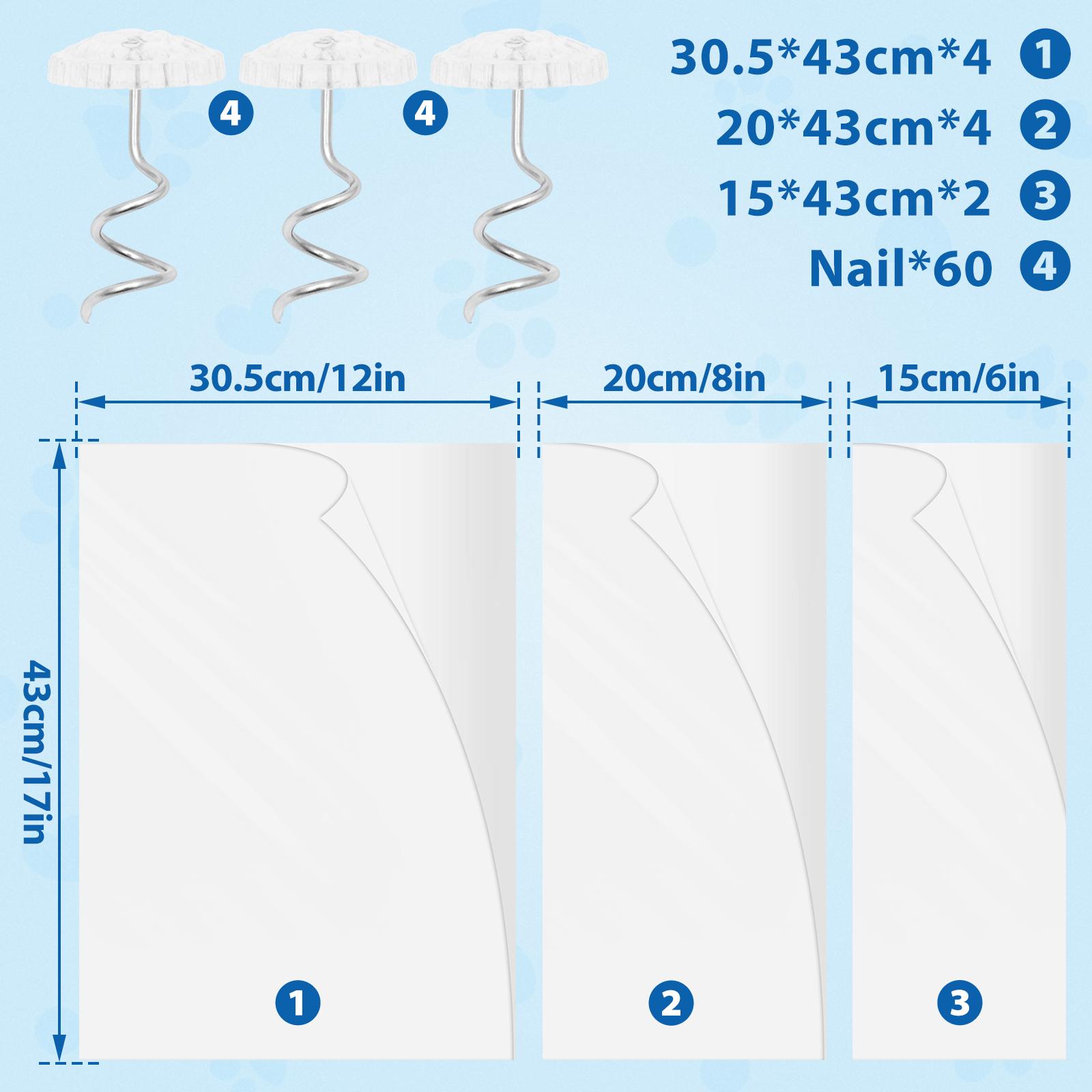 

Cat Anti Scratch Tape Transparent PVC Anti Cat Scratch Furniture Protector Self-Adhesive Invisible Cat Training Protectors Tape