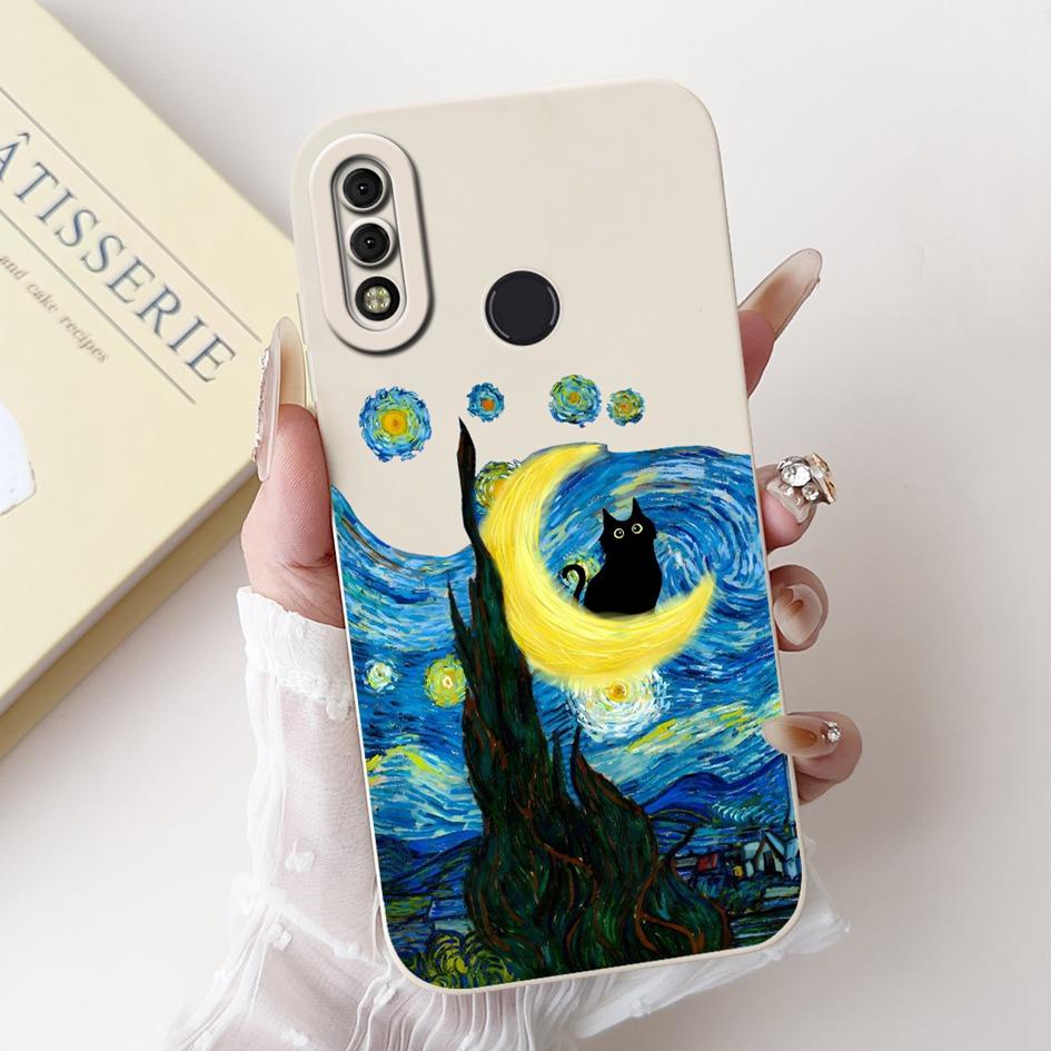 For Tecno Camon 11 Pro Case CF8 Cover Aesthetic Painted Shockproof Silicone Bumper Back Cover For Tecno Camon 11 CF7 CF7k Fundas