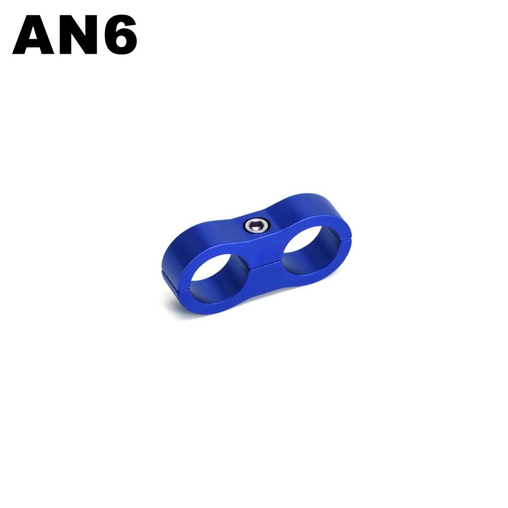 1 STK Universal Aluminium AN4 AN6 AN8 AN10 Geflochtener Gummi-Schlauchleitung Klemme Verteiler Billet Öl Kraftstoff Wasser Schlauchrohr Separator Kit