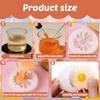 6/8/9 Pcs Flower Candle Mold Reusable Silicone Flower Candles Mold Scented Candle Making Molds with Candle Heart for Handmade