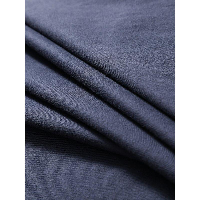 Vintage Cotton Brushed Heavy-Duty Long-Sleeved Embroidered T-shirt