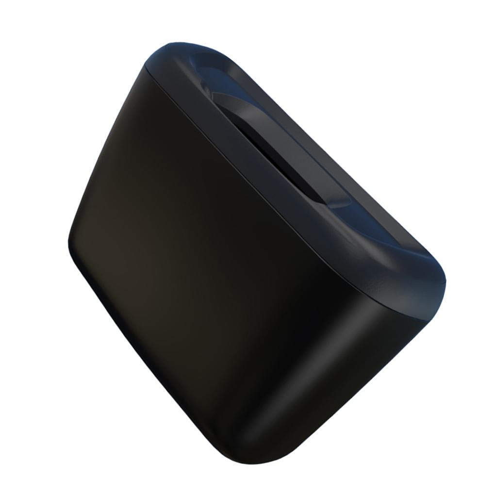 

Автомобильный мусорный бак Гладкая поверхность Мусорный ящик Приборная панель Авто Пылезащитный чехол чёрный