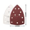Triangle 11-Hole Detachable Palm-Sized Sandpaper, 152x105 mm, Iron Triangle Red Flocking Sheet