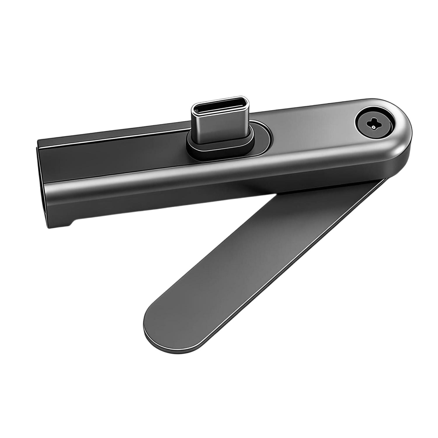 240W USB C to USB C 360° Rotating Bracket Adapter Type C Fast Super Charging Phone Cable Stand Adapter for Samsung Xiaomi HUAWEI