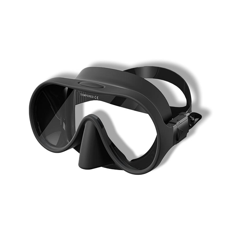 

НОВАЯ маска для фридайвинга из закаленного стекла, набор для подводного плавания, складная маска для подводного плавания, все включено, силикон