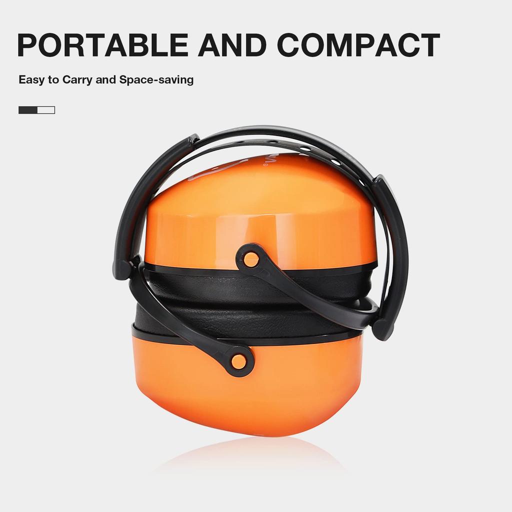 Foldable Noise Hearing Protection Hearing Protection Earplugs for and Loud Events [LYSIAN] Earmuffs, Shooting, Workplaces,