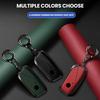 OLLEN Metal Key Fob Cover, Fit For BMW  2024 2025 2026 New 5/7 Series 740I 760I X1 X2 X3 X5 X6 X7 XM I5 I7 IX IX3 Etc, Full Protection Key Case With