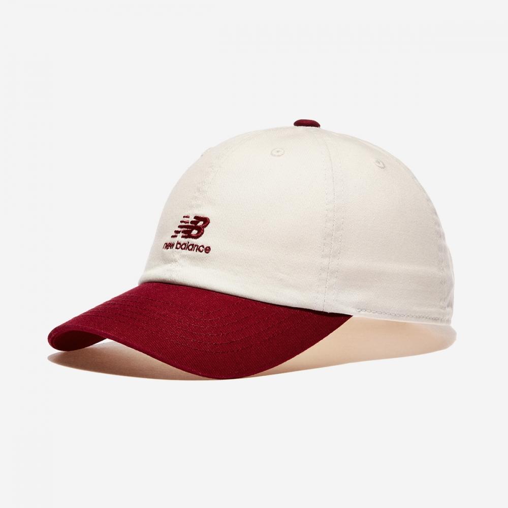 ハット +New Balance+ NBGDFS1103 Stacked Waffen Logo Ball Cap BEIGE 6 Panel Block N Snapback - New Balance
