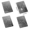 Roestvrij Stalen Nail Art Stempelplaten Professionele Templates Voor Gel Polish Applicatie