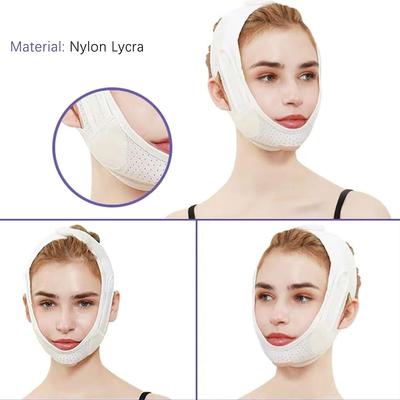 Dupla állát csökkentő arc karcsúsító pánt V vonal emelő arcöv állszíj nőknek és férfiaknak feszesítő bőr, megereszkedett