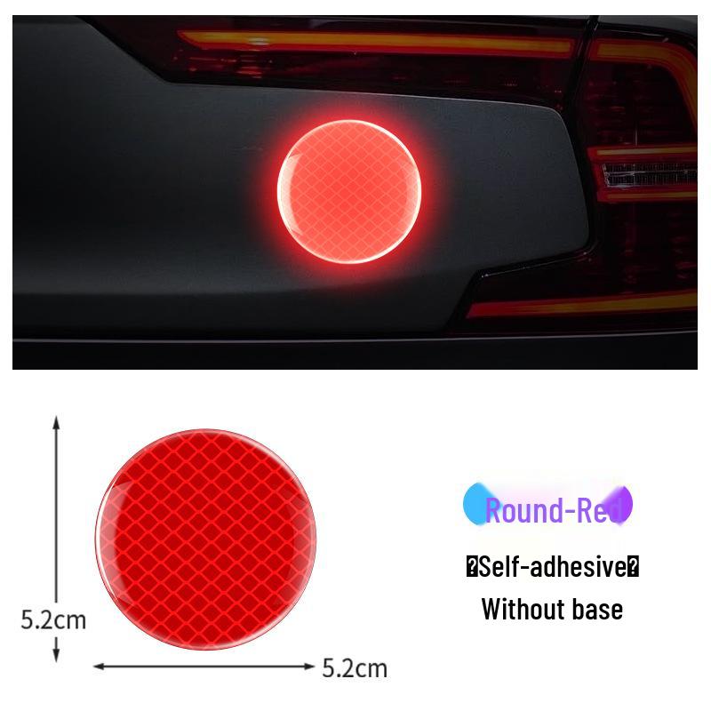 Reflektierender Warnschild-Aufkleber für Autos, Motorräder, Elektrofahrzeuge und Fahrräder