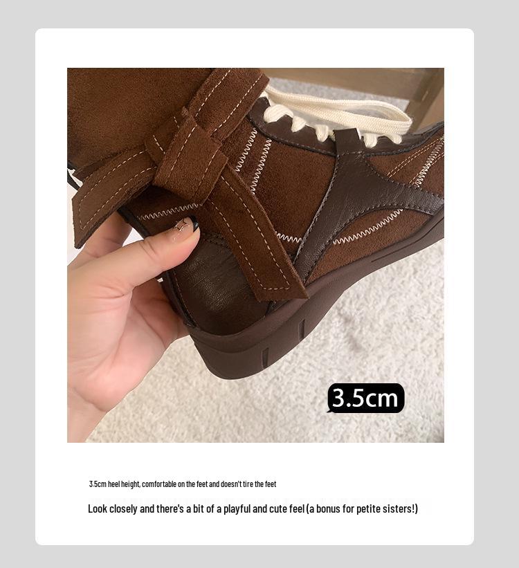 Women's Martin Mid-Calf Western Boots: 2025 Autumn/Winter Casual Sports Style by Merrell