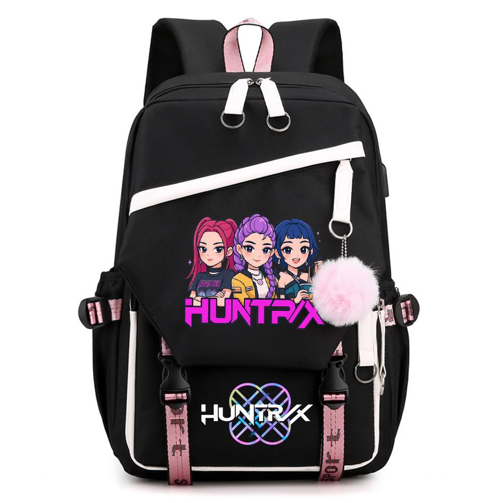 Anime Kpop Demon Hunters Printed Large Capacity Backpack for Teenger Student Girl Boy Schoolbag Bookbag Kid Gift Women Waterproof Travel Bag Mochila