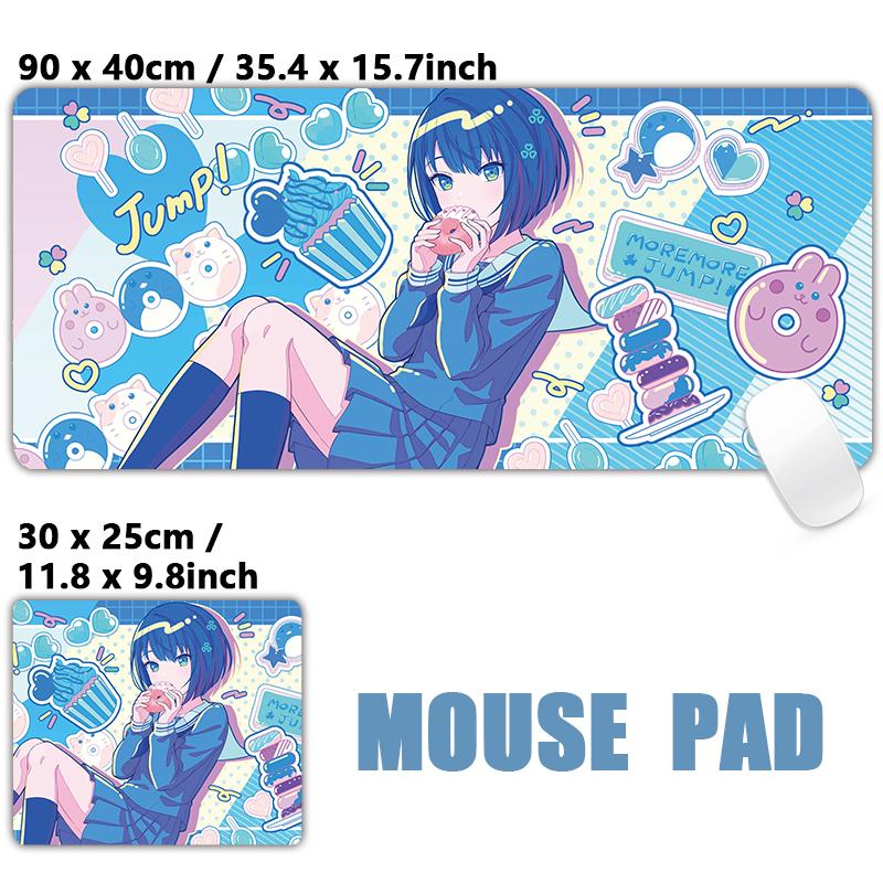 Project Sekai Geburtstag Voller Charakter 25-ji Nightcord de PJSK Mauspads Tischmatten Gaming XXL Anime Mauspads Tastatur Desktop Matten