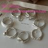 PANJBJ 925 Sterling Silver Irregular Ring For Women Minimalist Punk Hip Hop Personality Versatile Cool Open Jewelry Dropshipping