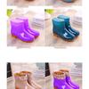 Stivali da Pioggia Corti Impermeabili Antiscivolo Moda Donna Scarpe di Gomma per Lavoro in Cucina