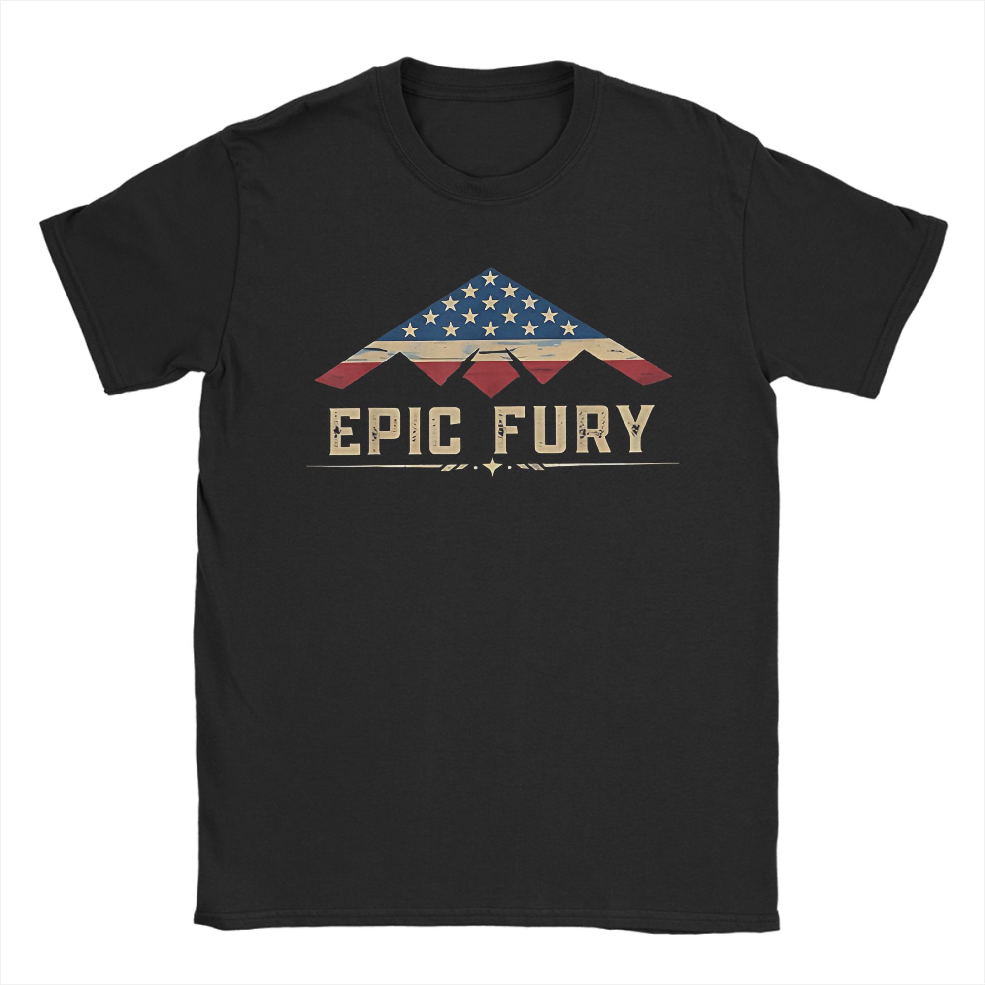 

Operation Epic Fury TShirt Unisex Casual Pure Cotton Tee Shirt Round Neck Short Sleeve T Shirts Gift Idea Clothes S