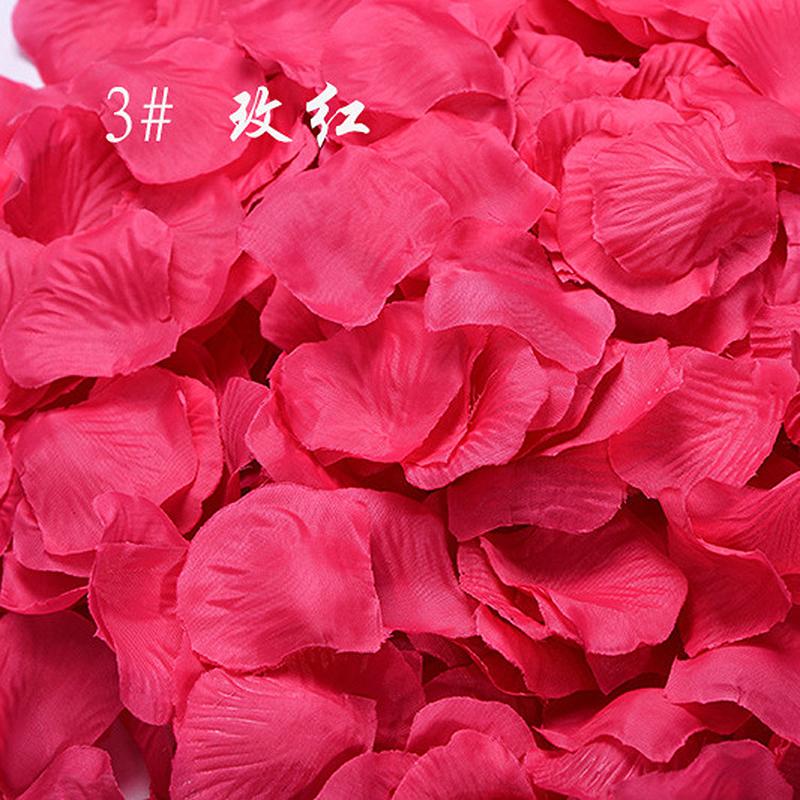 1000 pcs /pack Non-woven Fabric, Simulated Flower Petals, Rose Petals, Birthday Setting Balloon Accessories Shape