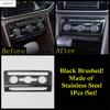 Gear Panel Strip AC Air Window Lift Cover Trim Stainless Steel Accessories Interior For VW Volkswagen Atlas / Teramont 2017-