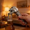 Skeleton Bottle Opener Ergonomic Grip Unique Skull Design Opener Gothic Halloween Decor Portable