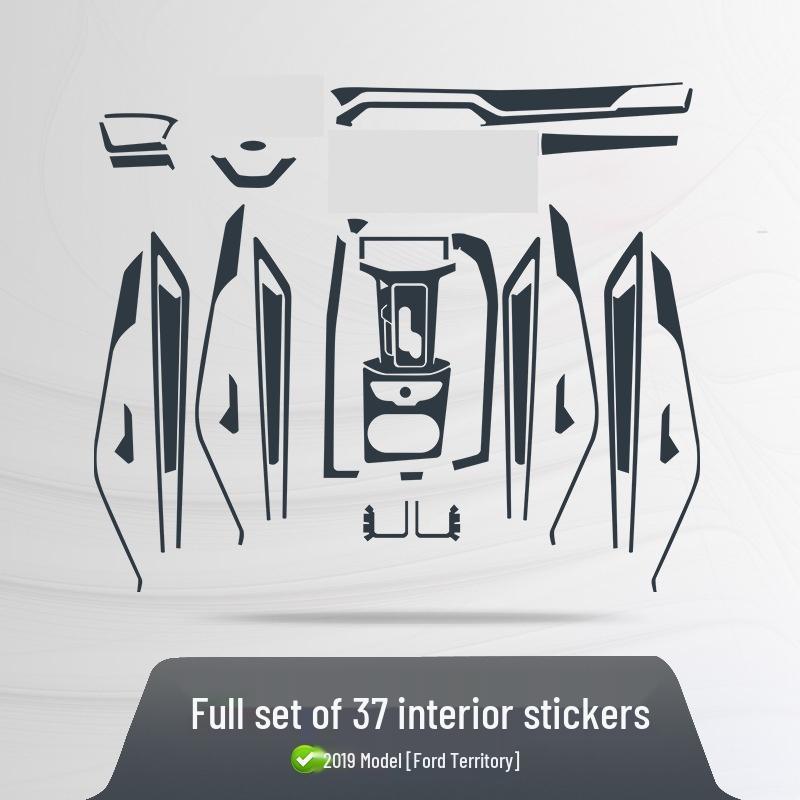 19-24 Ford Territory Interior TPU Protection Film for Navigation, Console, and Gear Shift