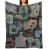 Dungeon Delve Adventure Fantasy RPG Map Throw Blanket Sofa Throw funny gift Fashion Sofas Multi-Purpose Blankets