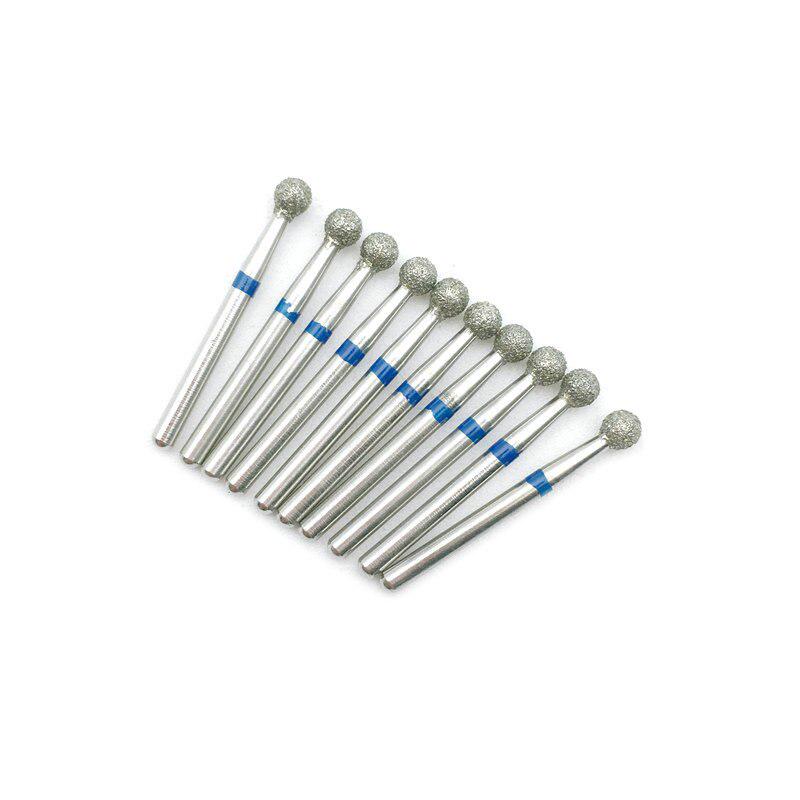 10 buc burghie diamantate de laborator dentar FG 1,6 mm burghie cu diametru pentru piesa de mana de mare viteza medie BR-25