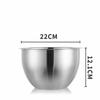 stainless steel anti-splash mixing bowl