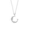 Moon Crescent Women's Clavicle Necklace - Exquisite Diamond Light Luxury, Korean and Japanese Inspired, Hot Selling Gift
