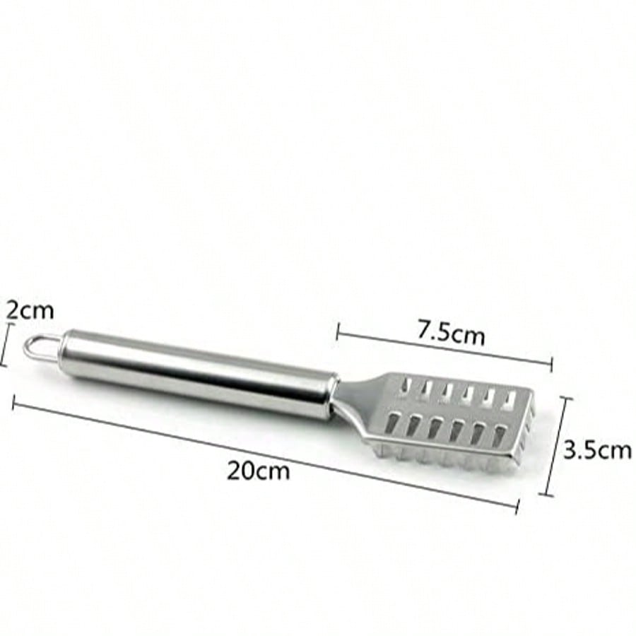 Fischschuppenentferner, Fischschuppenbürste, Edelstahl-Serrationen, Leicht zu entfernende Fischschuppen, Hautreinigungswerkzeug, Schaber, Geeignet für Köche, Hobbyköche