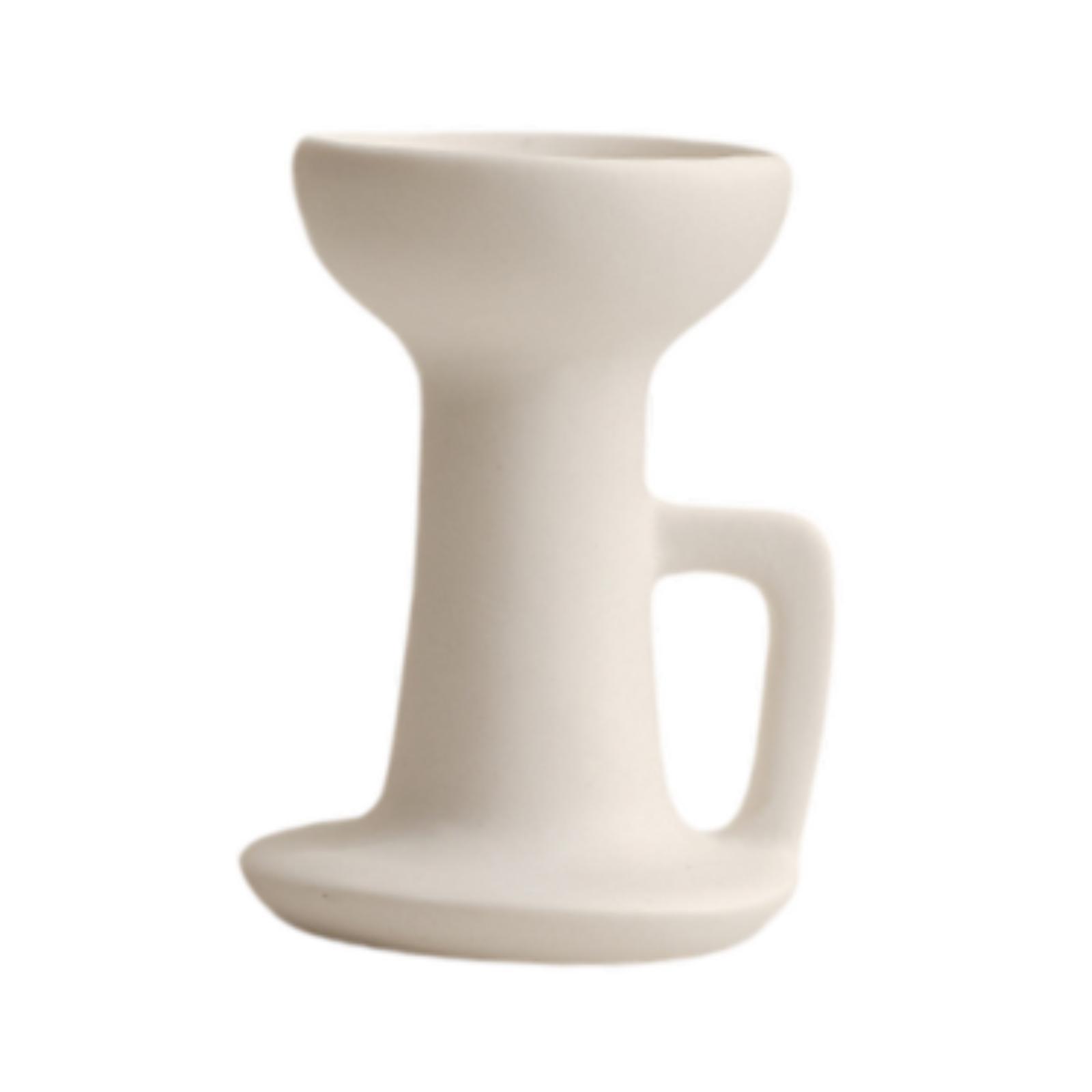 

Ceramic Candlestick, Decorative, Unique, for Home, Centerpiece, Candlestick for Christmas And Wedding Decoration. белый