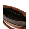 Daks Brown Dd Logo Leather Shoulder Bag Dcba6f861w3