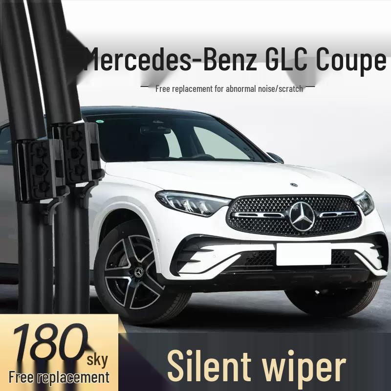 Frameless Silent Wiper Blades for Mercedes-Benz GLC Coupe 300/260