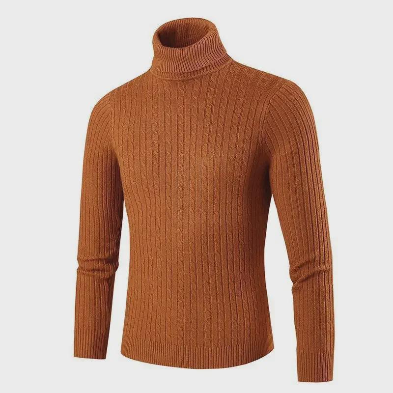 Autumn & Winter Casual Knitted Turtleneck Pullover Sweater