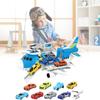 With Toy Aeroplane Vehicles Transport Cargo Airplane Car Children Set Gifts