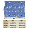 Shadow Game Flannel Blankets Soniced Cartoon Custom Throw Blanket for Home 200x150cm Plush Thin Quilt