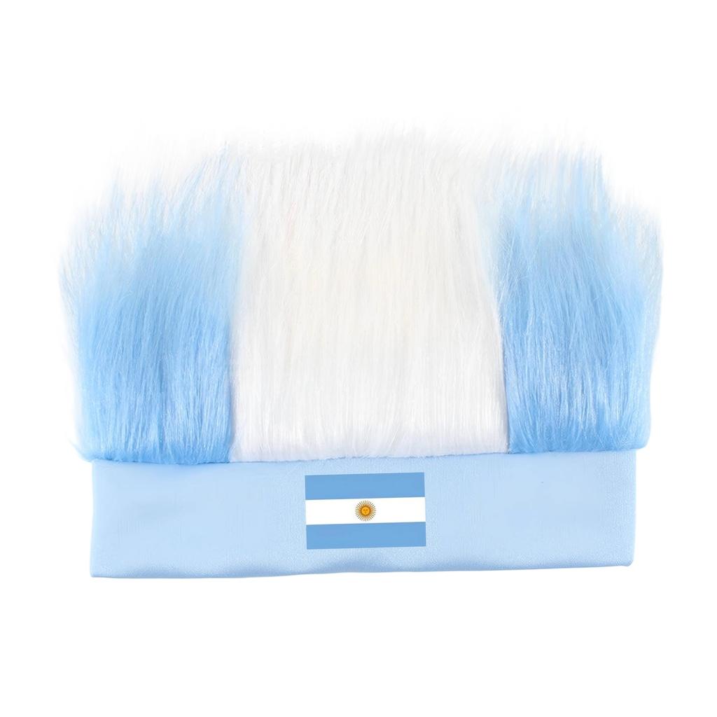 Fan Wigs, Flag Color Headbands, Football Cheering Props, Headwear