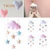 Cute Nordic Cloud Stars Hearts Baby Cloth Wall Hanging Decor Gift Photo Props Decoration