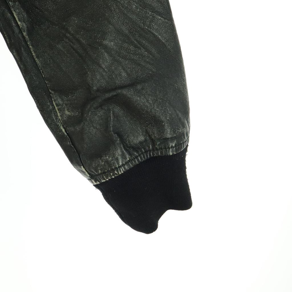 UNIVERSAL FREAKS Long sleeve leather jacket M black Men's Used