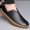 Fashion Handmade Shoes Man New Casual Fashion Embossed Leather Retro British Style Loafers Mens Slip-on Comfortable Outdoor Moccasins