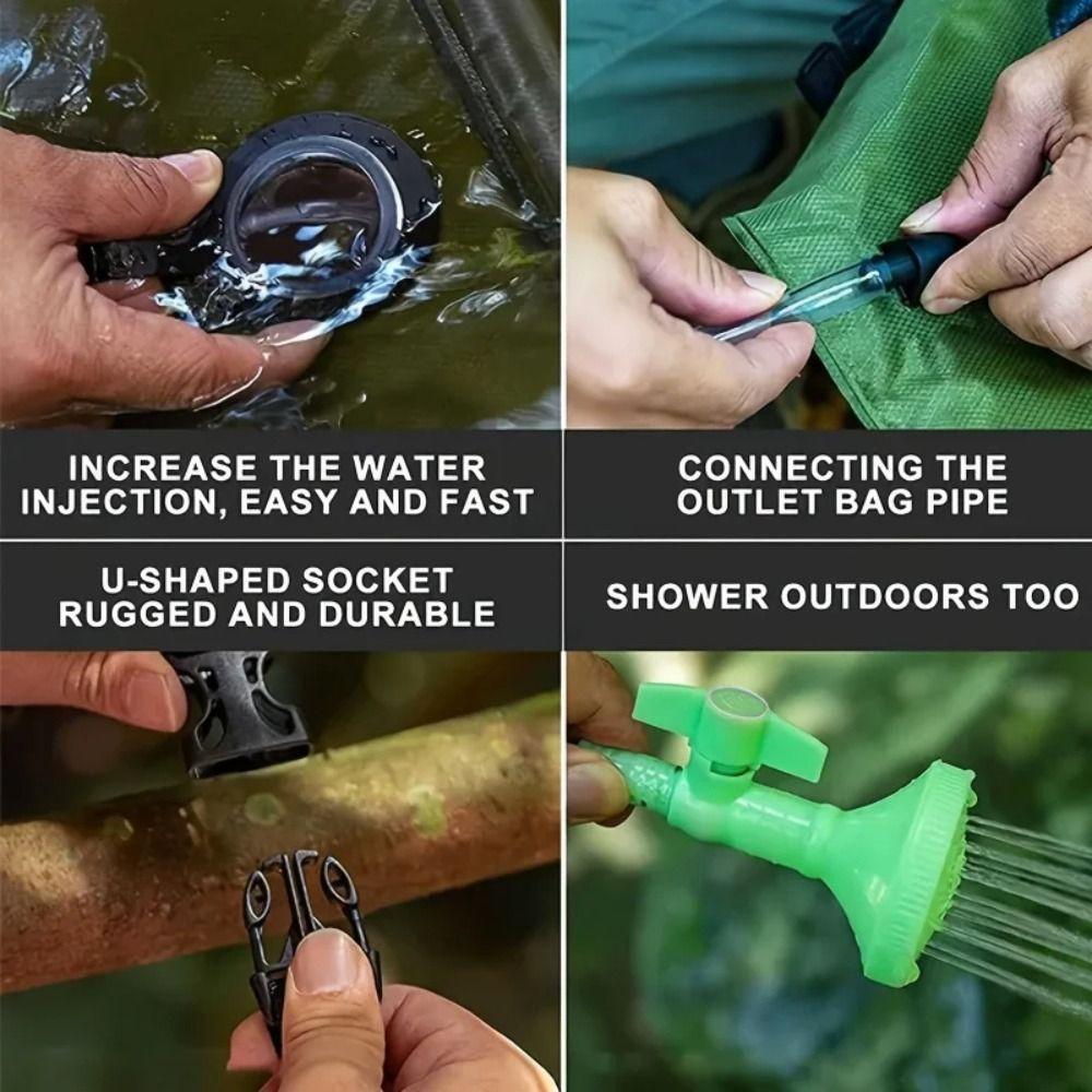 20L Water Shower Bags Water Storage Outdoor Bathing Bags  For Outdoor Camping and Hiking