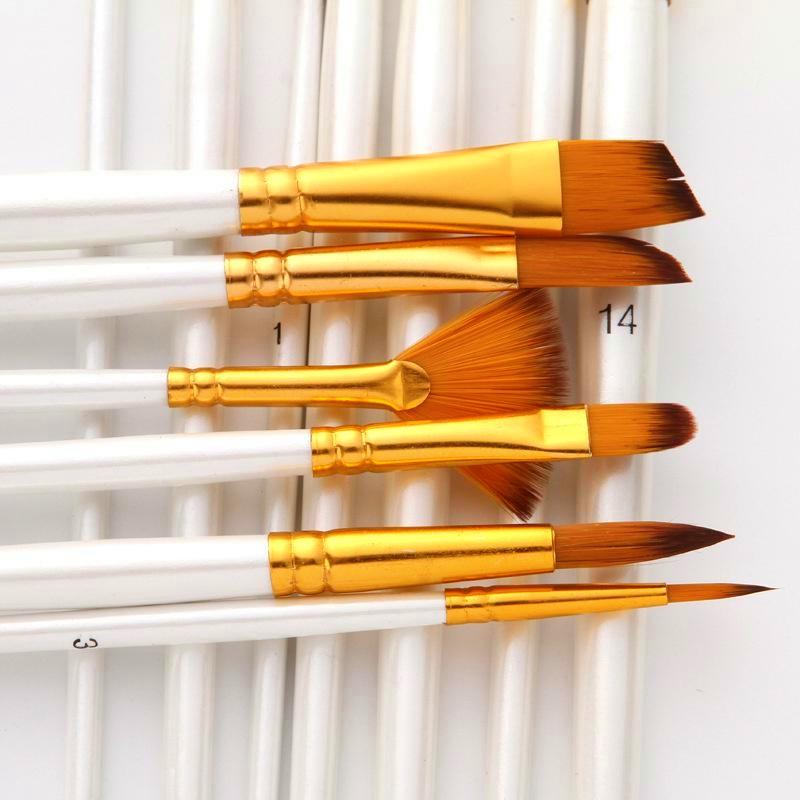 13pcs Professional Artist Painting Brush Set, Watercolor Oil Paint Artists Acrylic Painting Brushes Pen