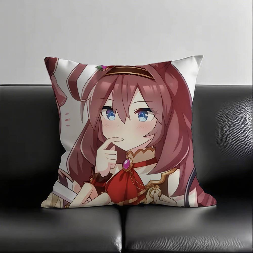 1pc Anime MIHONO BOURBON Pillow Case Fashion Square Pillowcase Bedroom Sofa Room Ins Decoration Leisure