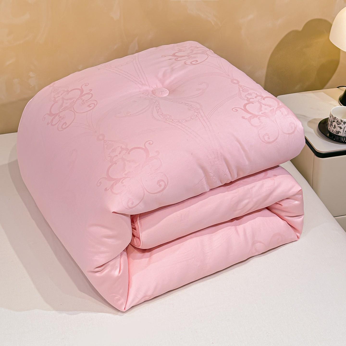 Cozy Cotton Jacquard Soy Fiber Quilt - Thickened for Autumn/Winter 150x200cm 4 jin
