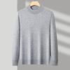 Half Turtleneck Knitwear Sweater Autumn/Winter Neck Sweatshirts Solid Color Pullovers Man Casual Mens Clothing